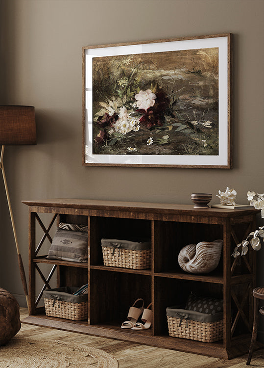 Water Lilies and Wildflowers Plakat - Posterbox.dk