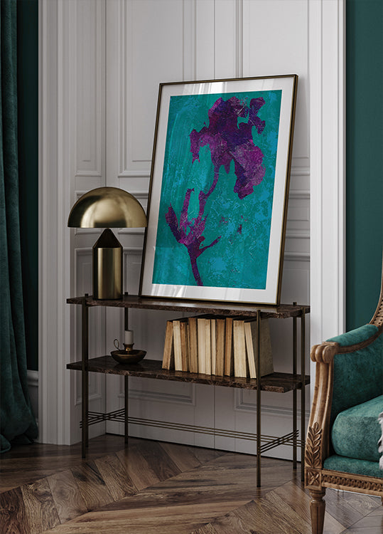 Purple Iris Plakat - Posterbox