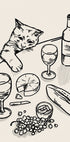 Cheeky Cat in black Plakat - Posterbox