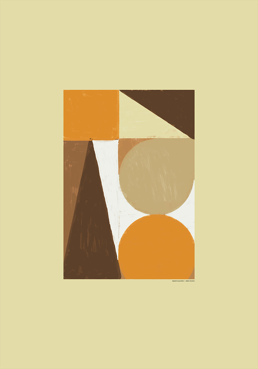 Earthy Tones Geometrics (NEW) - Posterbox