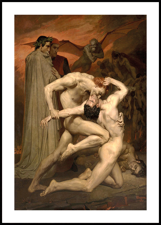 William Bouguereau-Dante and Virgile Poster - Posterbox