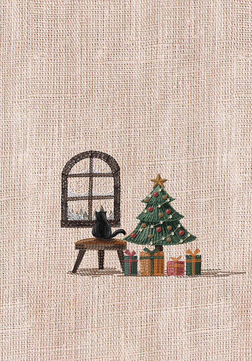 Plakát Kočka v útulném pokoji