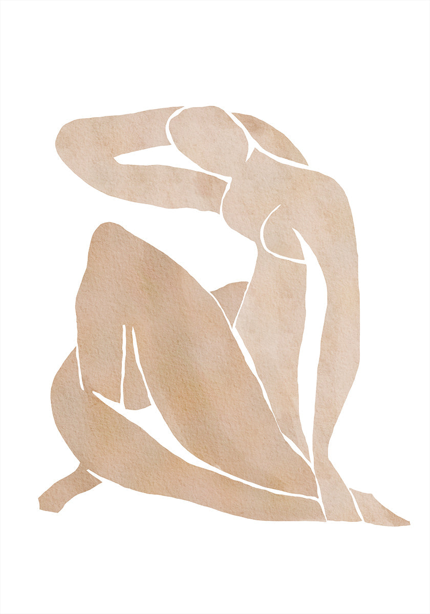 Ženy tvar abstraktního umění plakát