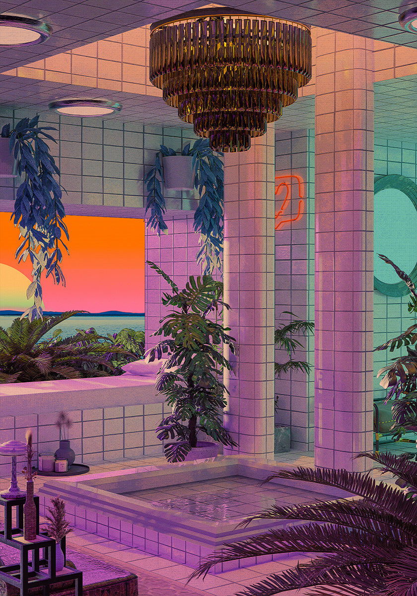 Vaporwave bazén