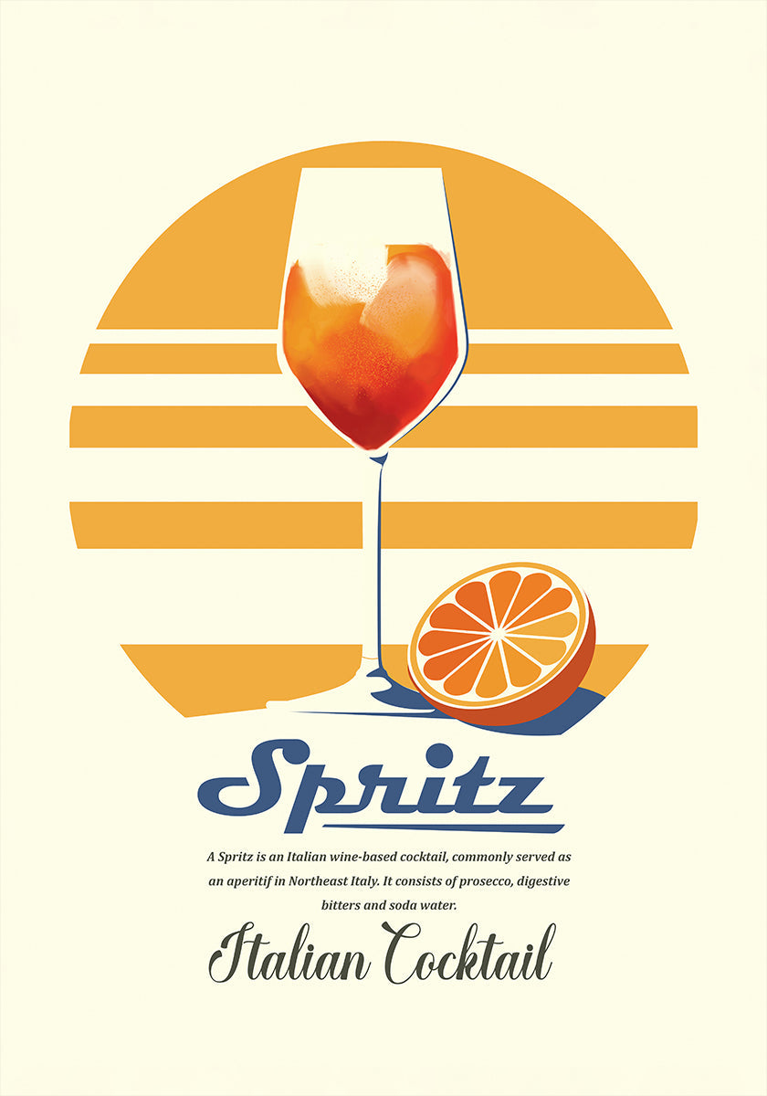 Spritz letní tisk plakát