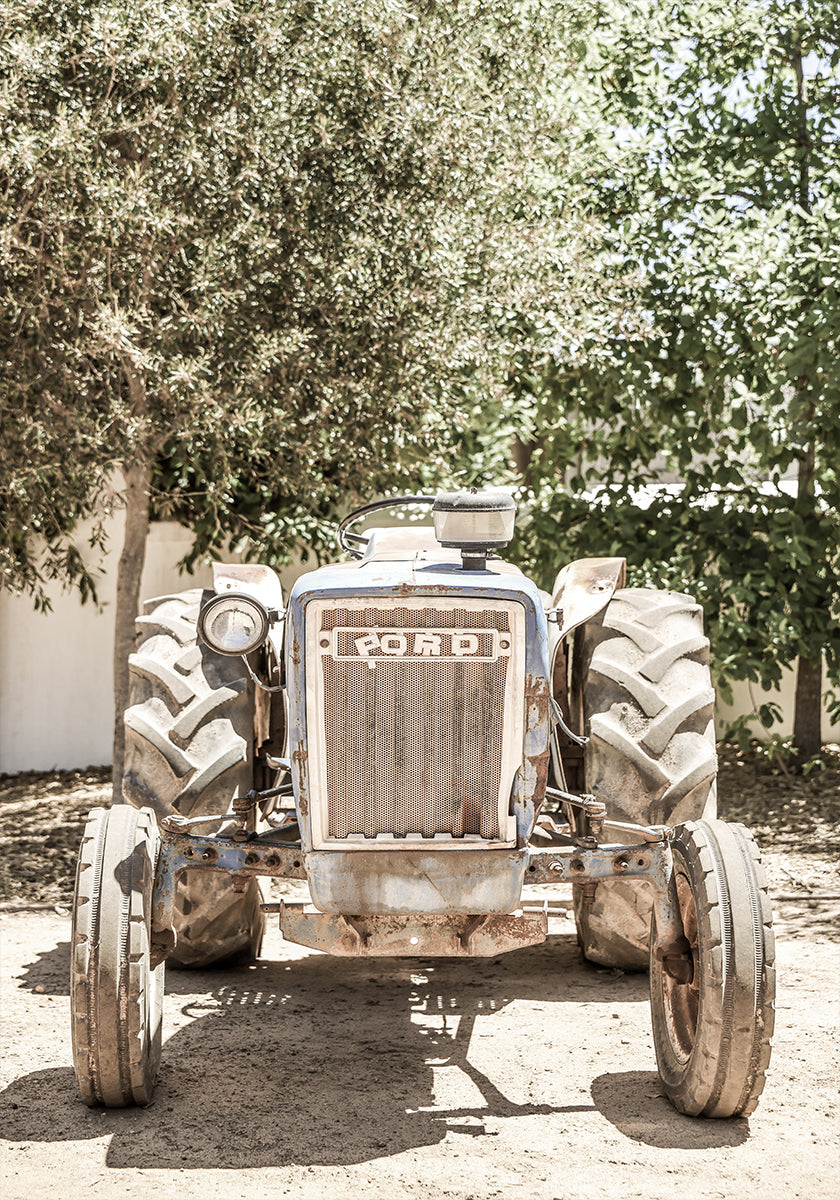 Robustní traktor scéna plakát