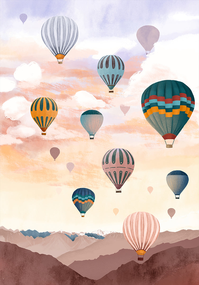 Plakát Airbaloon Sky
