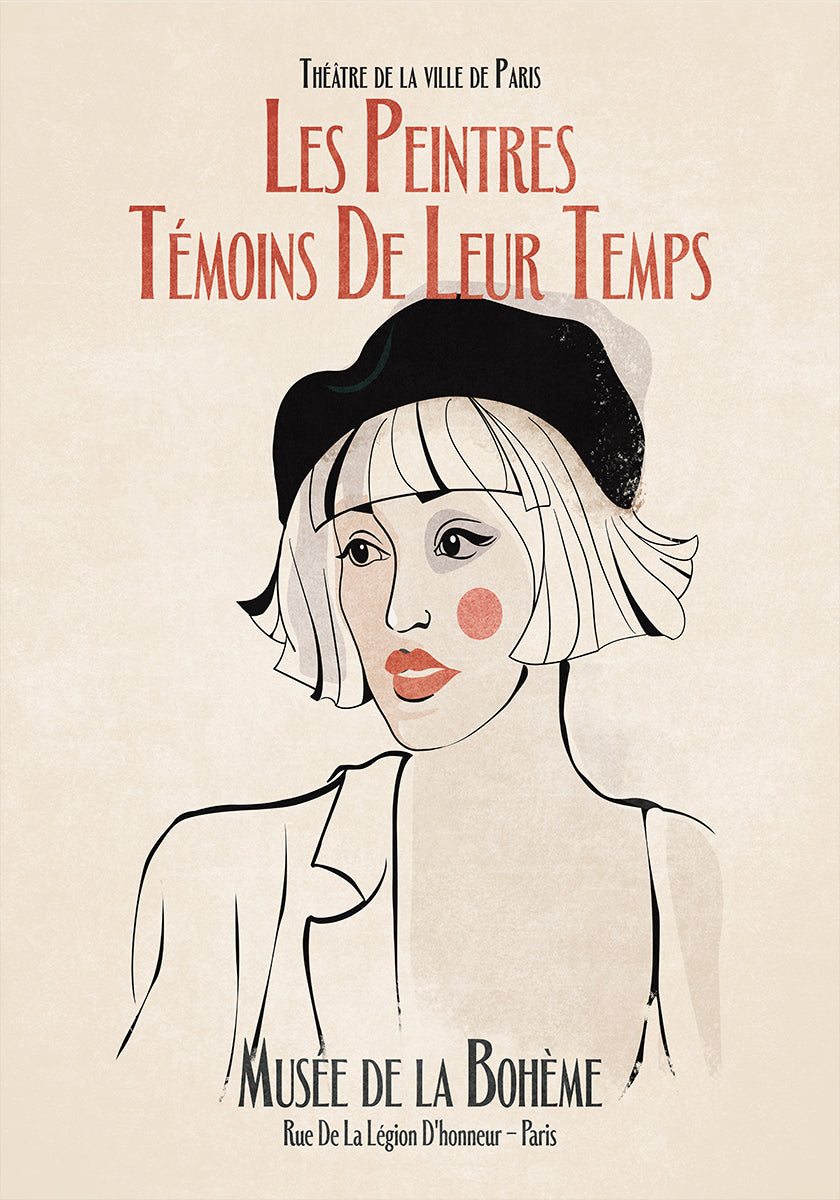 Plakát Pařížské múzy