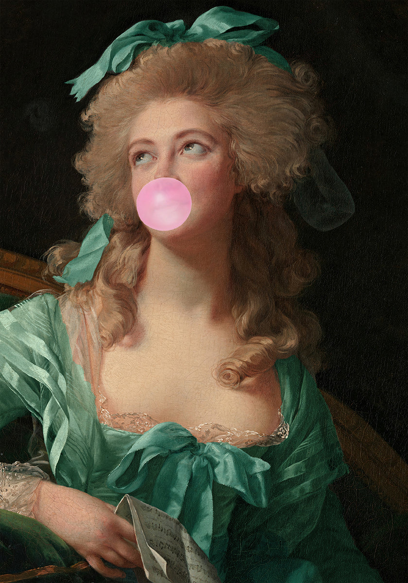 Plakát Madame Bubble-Gum