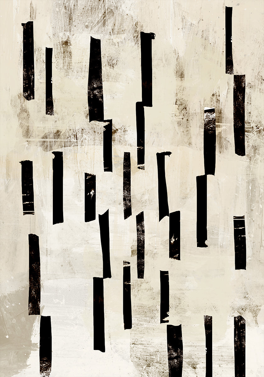 Plakát s minimálními čarami