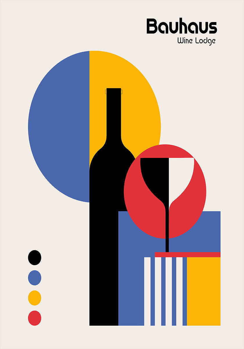Plakát Bauhaus Wine Lodge
