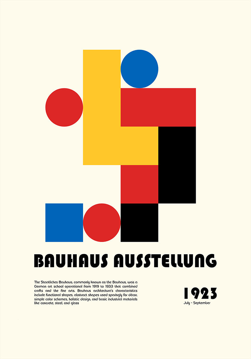Plakát Bauhaus Ausstellung