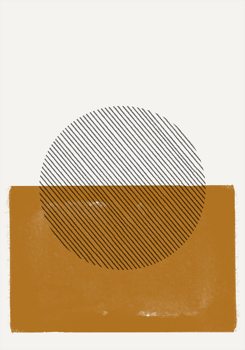 Plakát pruhovaný horizont