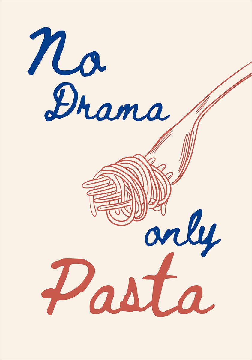 Žádné drama pouze těstoviny, Ilustrace + Text