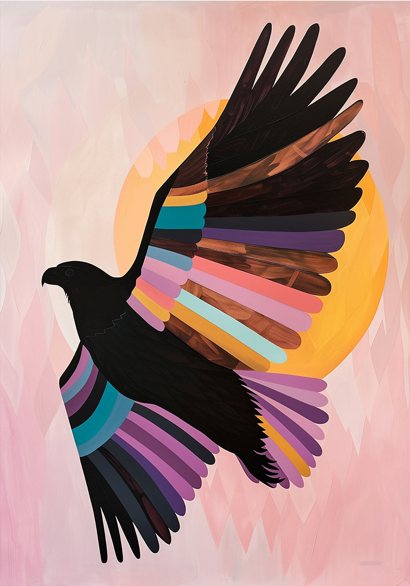 Plakát probouzejícího se ptáka