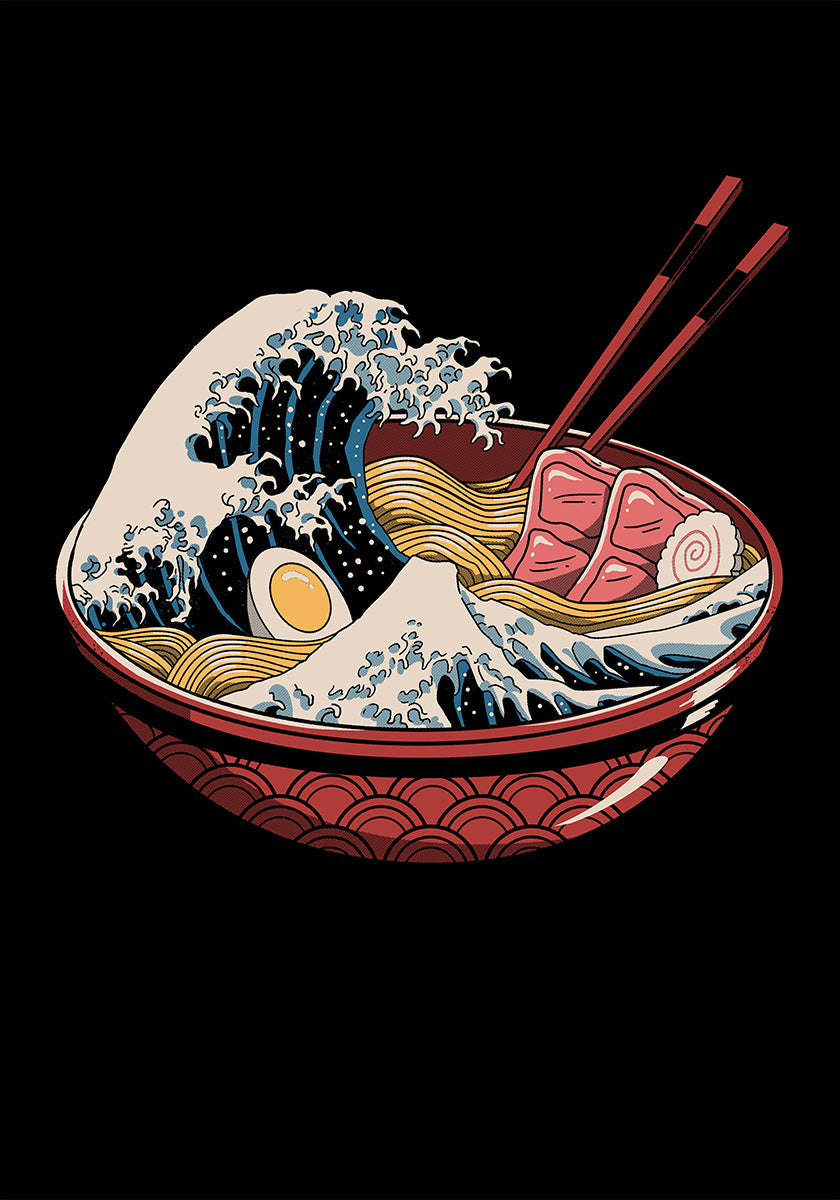 Velký plakát Ramen Wave