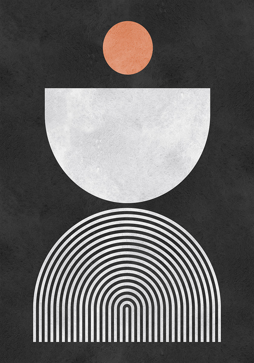 Čáry a kruhy 10 Plakát