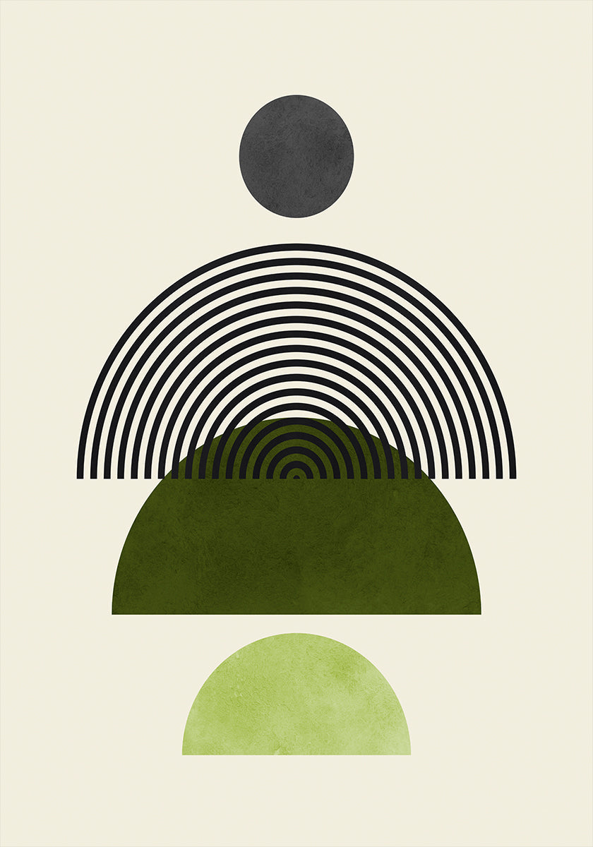 Čáry a kruhy 4 Plakát