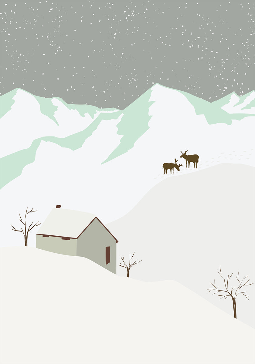 Zimní pohled plakát