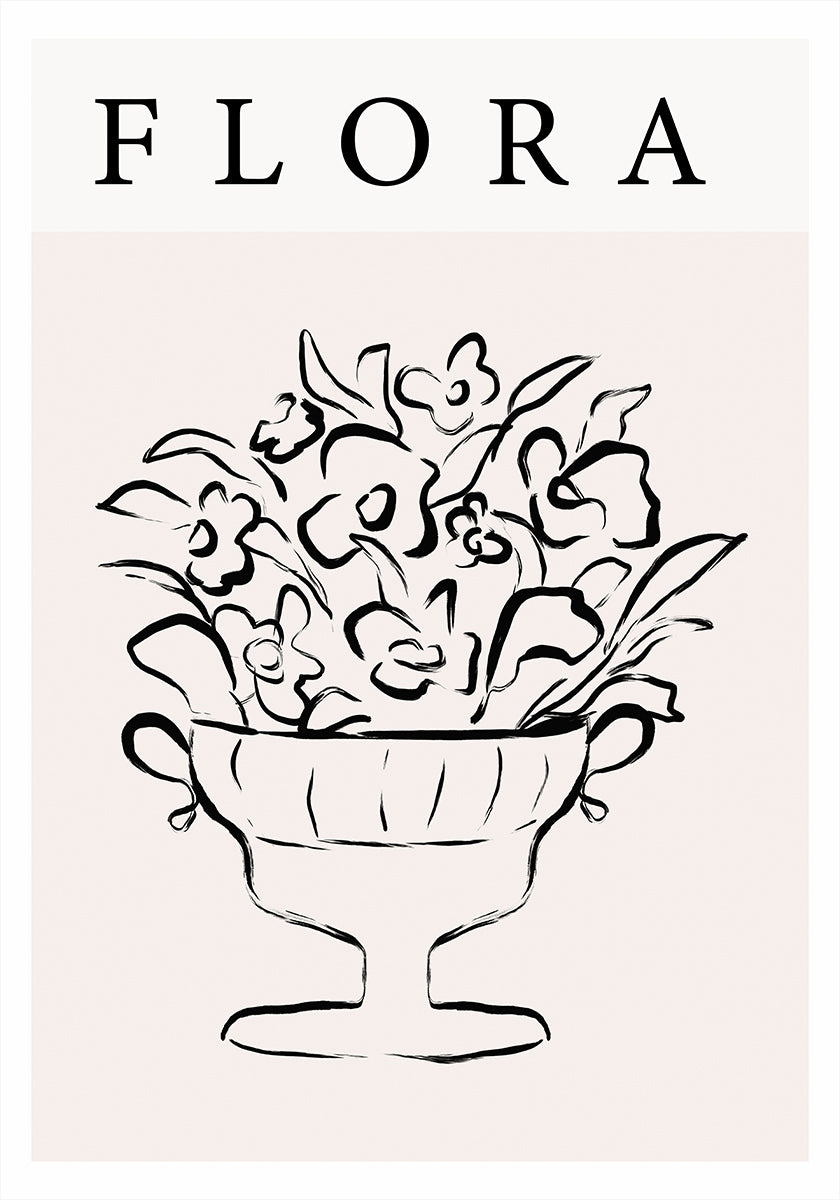 Plakát květinová elegance