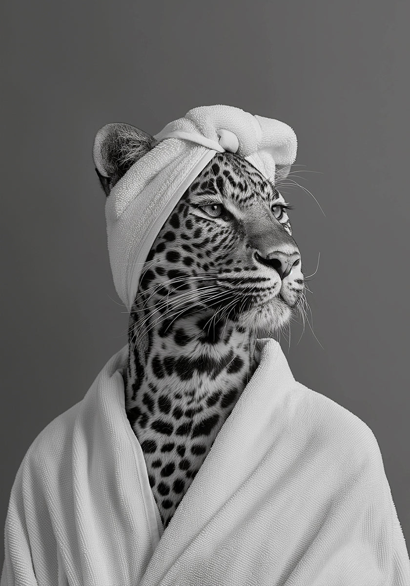 Lady Leopard Spa Day Plakát