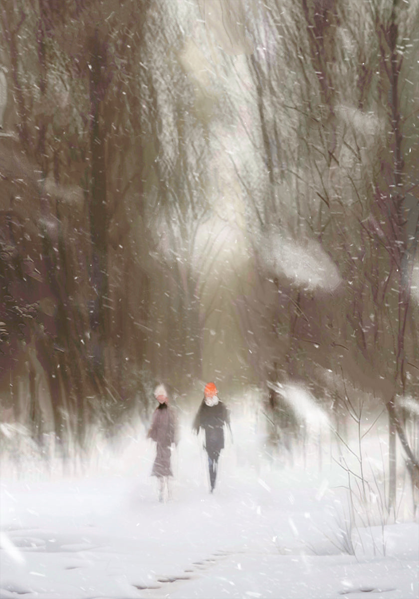 Užijte si zimní plakát