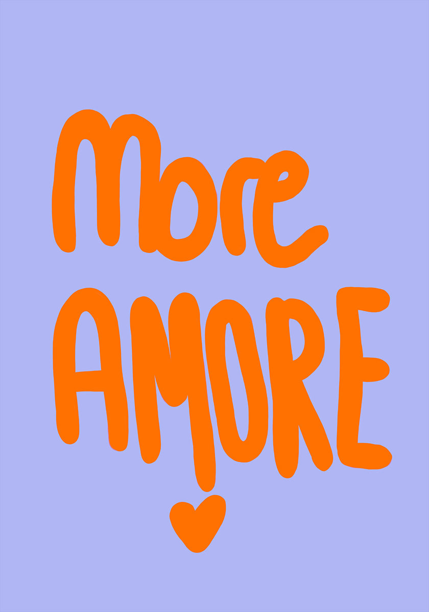 Tučná typografie v zářivě oranžovém plakátu