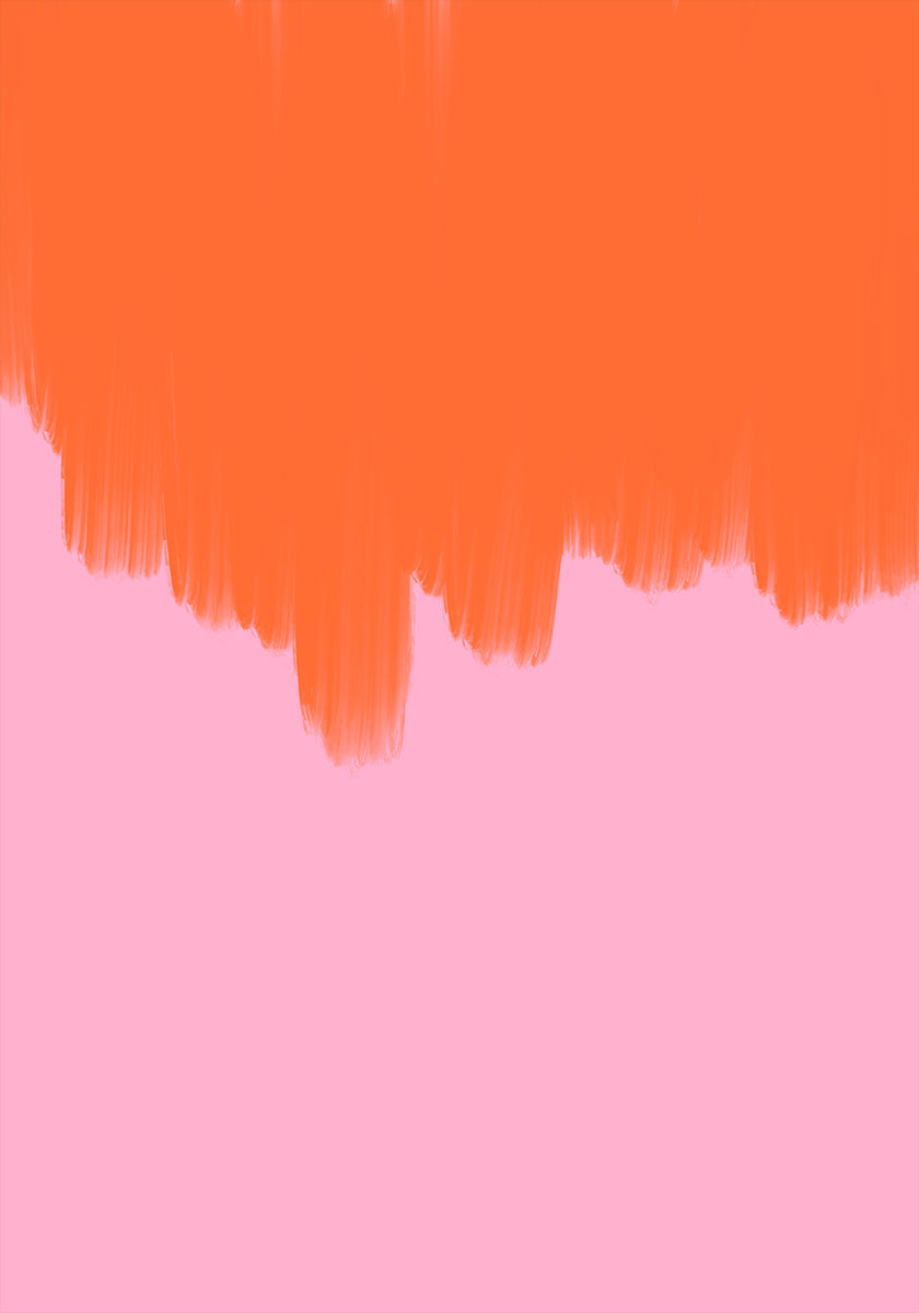 Orange Over Bloss Plakát