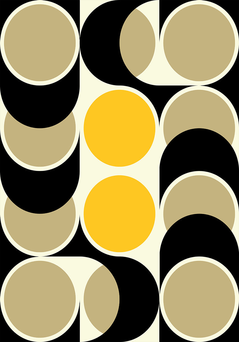 Retro kruhy tanec