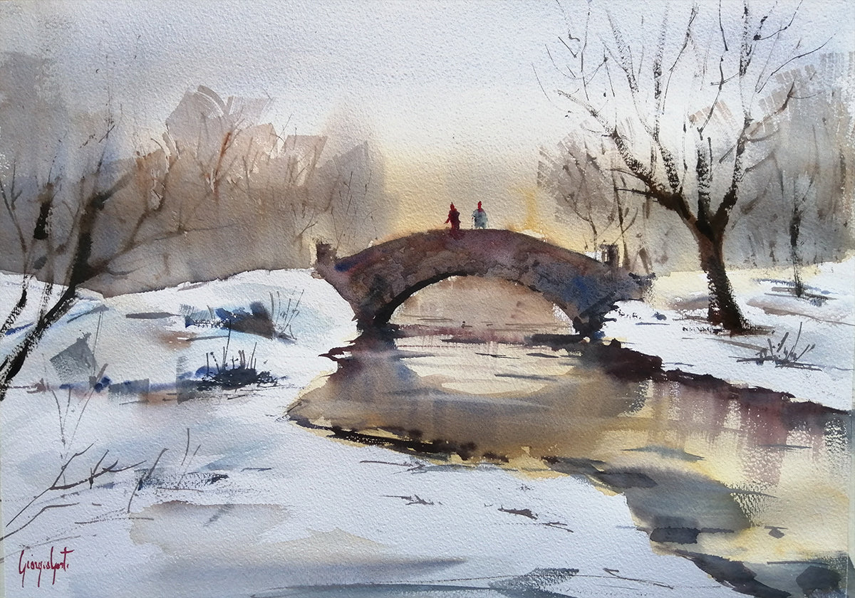 Plakát Winter&Quiet Bridge