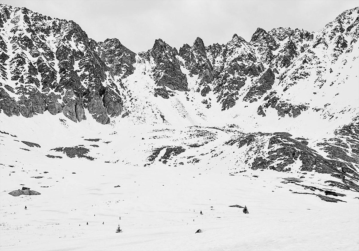 Plakát Snowy Mountain Peaks