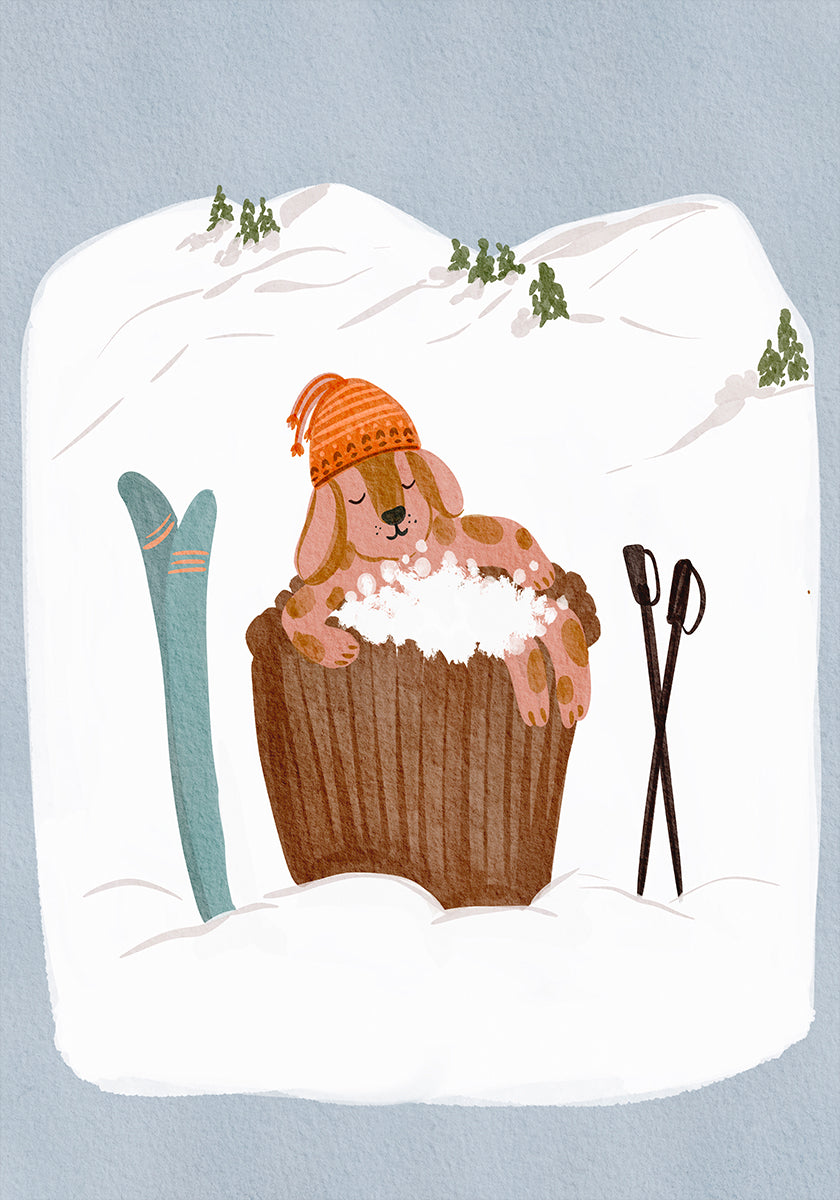 Plakát s bublinkovou koupelí