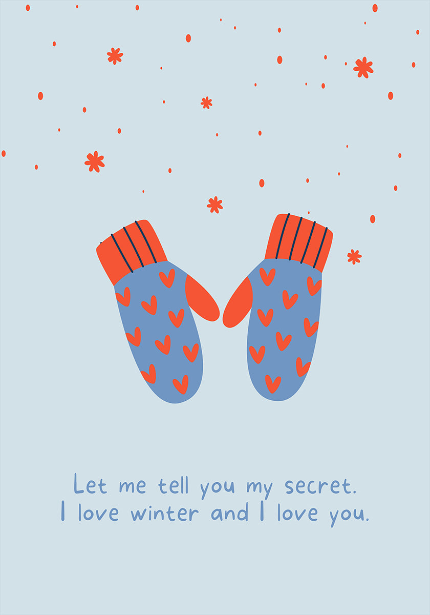 Plakát Miluji zimu a miluji tě