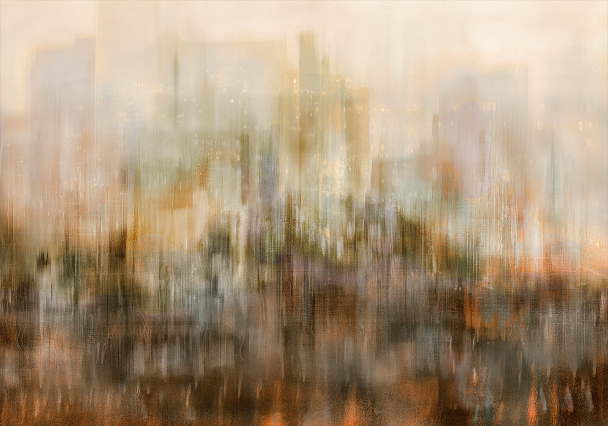 Večerní město plakát