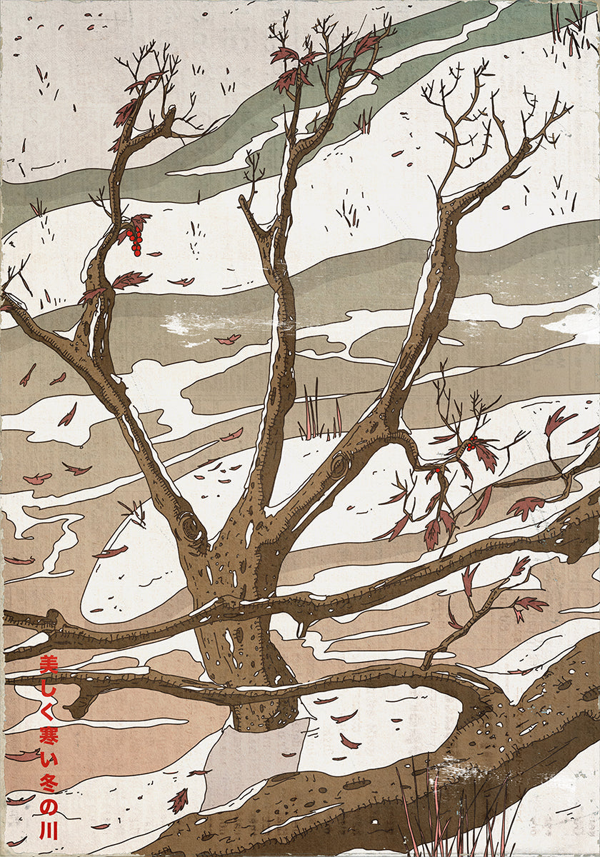 Krásný studený zimní proud (NOVINKA)