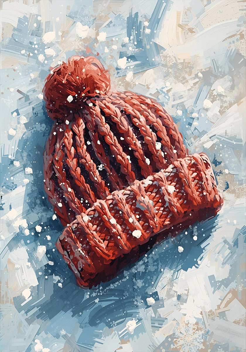 Plakát Mütze im Schnee