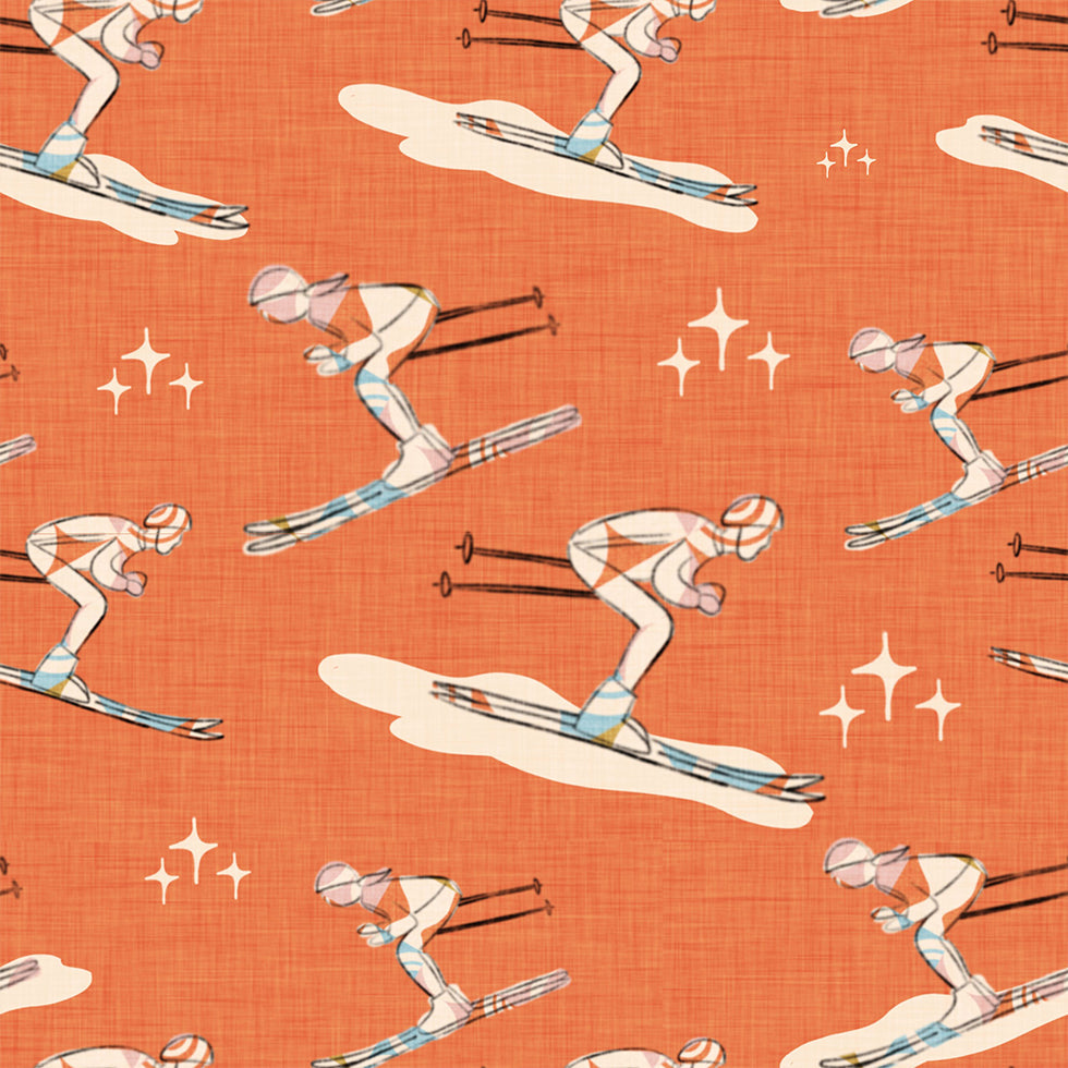 Zimní sporty Retro Vintage Ski Blue.png (NOVÉ)