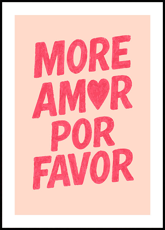 Love, Please More Plakat