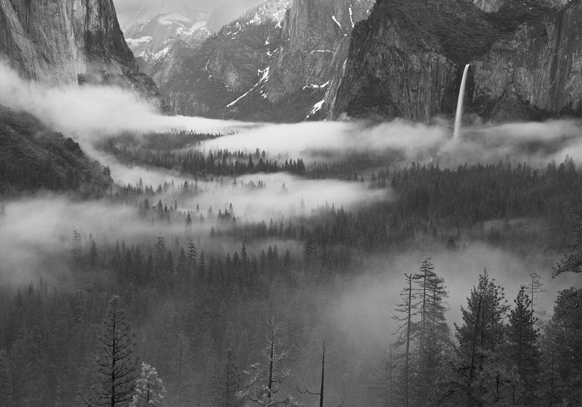 Mlha Plovoucí V Yosemitském údolí