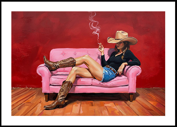 Rebel Cowgirl Lounge Poster - Posterbox