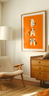 BAM kidult Illustration Orange red (NEW) - Posterbox