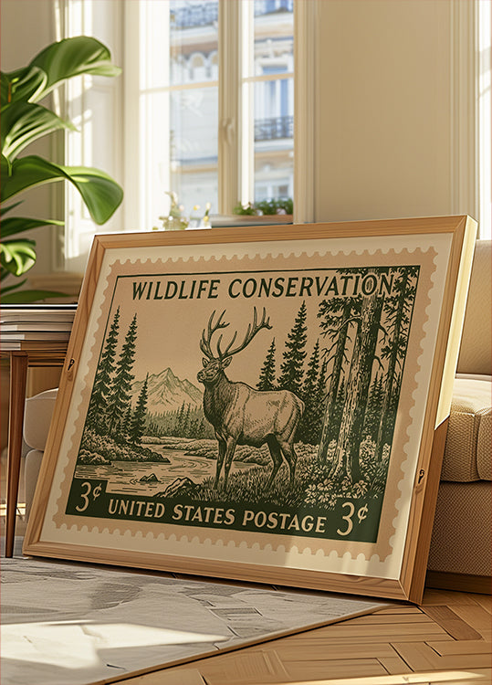 Wildlife Conservation Stamp Poster - Posterbox
