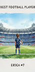 Youth football Girl Personal Poster - Posterbox