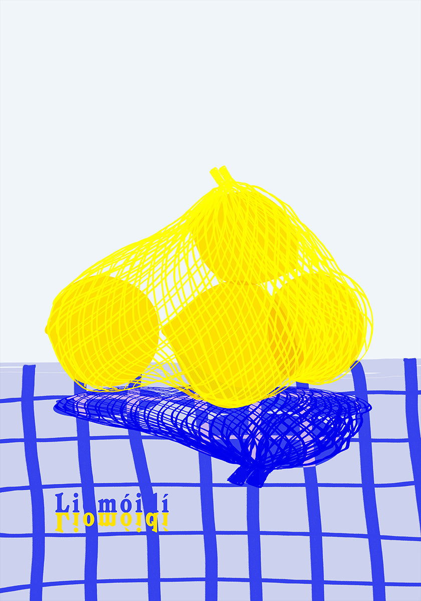 Lemons in bag (NEW) - Posterbox