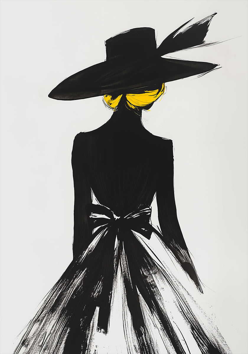 The Lady In the Black Hat (NEW) - Posterbox