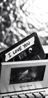 I Love You Cassette Plakat - Posterbox