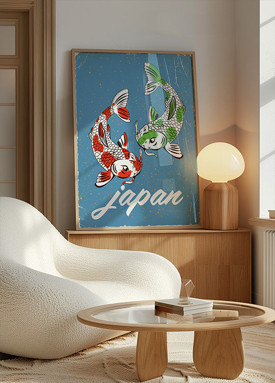 Japan Travel Poster Koi (NEW) - Posterbox
