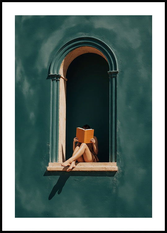Window Reading Escape Poster - Posterbox