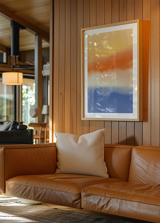 Abstract landscape in vivid colors (NEW) - Posterbox