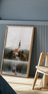Misty Church on an Island Plakat - Posterbox.dk